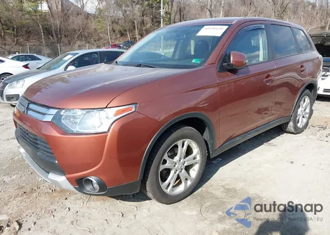 2015 Mitsubishi Outlander Se from USA, damaged, VIN JA4AZ3A3XFZ000395